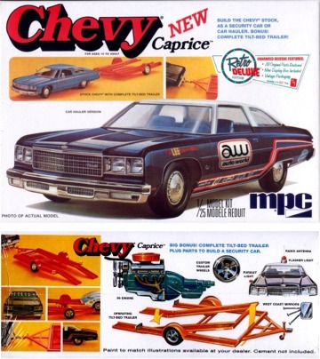 This just released version of the 1976 Chevy Caprice with single axle car