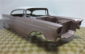 1957 Chevy Hard Top ProShop Pre-Painted Rose (1/25) (fs)