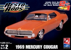 1969 Mercury Cougar (2 'n 1) Stock or Custom (1/25) (fs)