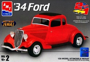 1934 Ford Coupe Stock or Street Rod (1/25) (fs)