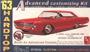 1963 Ford Galaxie hardtop (3 'n 1) Stock, Custom, Advance Custom (1/25) (fs)