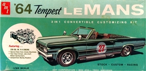 1964 Pontiac Tempest LeMans Convertible (3 'n 1) Stock, Custom or Racing (1/25)
