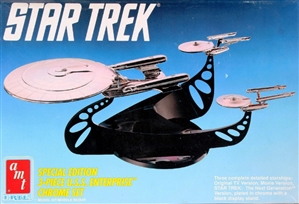 Star Trek 3-Piece U.S.S. Enterprise chrome Set (fs)
