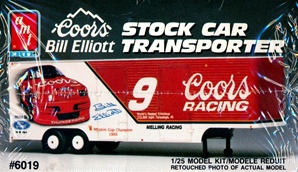 'Coors' Bill Elliot NASCAR Racing Transporter Trailer (1/25) (fs)