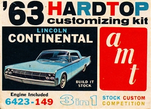 1963 Lincoln Continental Customizing Kit (3 'n 1) Stock, Custom or Presidential (1/25)