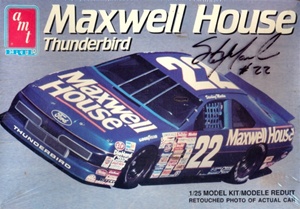 1991 Ford Thunderbird 'Maxwell House' Autographed by # 22 Sterling Marlin (1/25) (fs)