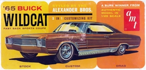 1965 Buick Wildcat Hardtop Customizing Kit (3 'n 1) Stock, Custom or Drag (1/25)