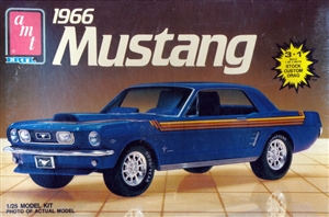 1966 Ford Mustang Hardtop (3 'n 1) Stock, Custom, Drag (1/25) (fs)