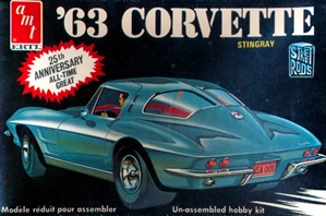 1963 Corvette Stingray Split-Window Coupe (2 'n 1) (1/25) (fs) MINT