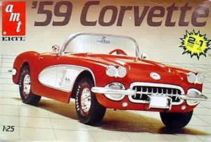 1959 Corvette Convertible (2 'n1) (1/25)  (fs)