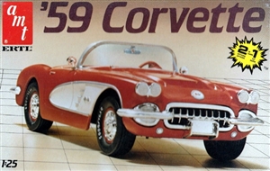1959 Corvette Convertible (2 'n1) (1/25)  (fs)