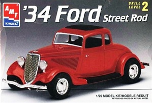 1934 Ford 5 Window Coupe Street Rod (1/25) (fs)