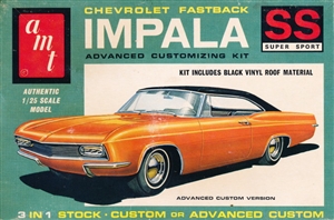 1965 Chevy Fastback Impala SS (3 'n 1) (1/25)  Stock, Custom, Advanced Custom