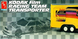 'Kodak' Ernie Irvan NASCAR Racing Transporter Trailer (1/25) (fs)