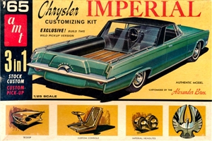 1965 Chrysler Imperial Convertible (3 'n 1) Stock, Custom or Custom Pick Up (1/25) MINT