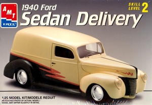 1940 Ford Sedan Delivery (2 'n 1) Stock or Custom  (1/25) (fs)