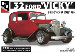 1932 Ford "Vicky" Victoria   (2 'n 1) Stock or Street (1/25  kit) (fs)