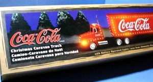 1997 Coca Cola Lighted Freightliner Caravan Truck  (1/43) (fs)