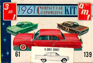 1961 Mercury Comet 2-Door Sedan (3 'n 1) Stock, Custom or Competition (1/25)