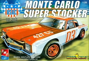 1970 Chevy Monte Carlo Super Stocker from MPC tooling with racing chassis  (1/25) (fs)