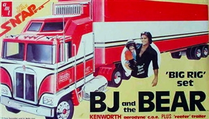 Kenworth Aerodyne C.O.E. plus Reefer Trailer 'BJ and the Bear Big Rig Set' (1/32) (fs)