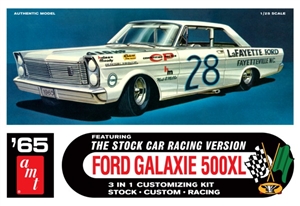 1965 Ford Galaxie Stock Car (3 'n 1) Stock, Custom or Lorenzen Lafayette Ford Stock Car (1/25) (fs)