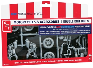 Motorcycle Parts Pack Double Dirt Bikes (1/25) (fs)