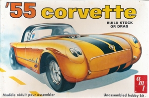 1955 Corvette Stock V-8 (2 'n 1) Stock or Drag (1/25) (fs) MINT  1976 First Issue