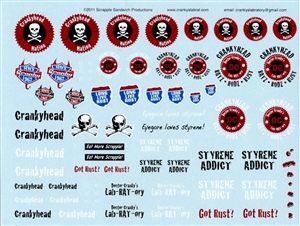Dr. Cranky's Decal Sheet 1/24-1/25