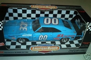 1969 DODGE DAYTONA ACE HARDWARE #00 - IMPOSSIBLE TO FIND(1/18) Rare Diecast  (fs)