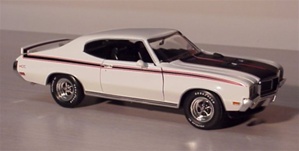 1970 BUICK GSX WHITE 1ST ISSUE BUICK NATIONALS W/CERTIFICATES (1/18) Rare Diecast  (fs)