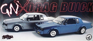 1987 Buick Grand National (GNX) Street Fighter Drag Metallic Dark Blue (1/18) Rare Diecast (1 of 650) (fs)