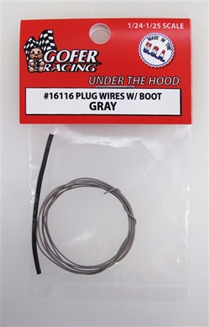 Engine Plug Wiring with Plug Boot Material (1:24-1:25) "Gray"