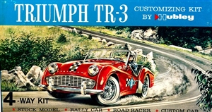 1956 Triumph TR3 Roadster (4 'n 1) Stock, Rally, Road and Custom (1/24) MINT