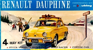 1956 Renault Dauphine (4 'n 1) Stock, Rally, Road and Custom (1/24) MINT
