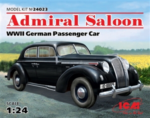 Admiral Saloon WWII German Passenger Car (1/24)