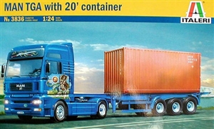 MAN TGA with 20' Container (1/24) (fs)
