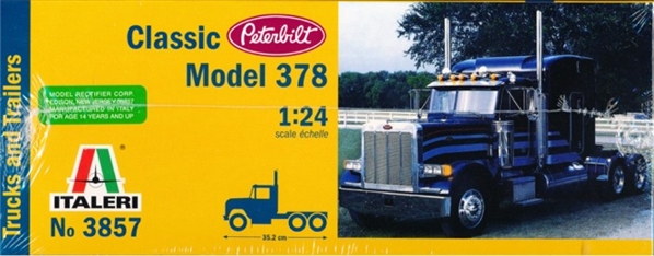Maquette Peterbilt 378 Long Hauler 1:24 - Italeri - Modèle à Monter - 32cm