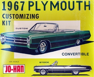 1967 Plymouth Convertible (2 'n 1) Stock and Custom (1/25) (fs) MINT