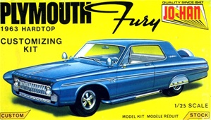 1963 Plymouth Fury Customizing Kit (2 'n 1) Stock or Custom (1/25) (See More Info)