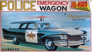 1960 Plymouth 4-Door Station Wagon  (2 'n 1) Stock or Police Wagon (1/25)