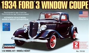1934 Ford 3 Window Coupe (1/32) (fs)
