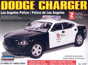 Dodge Charger Police Car - Los Angeles Police - Unpainted w/8 light bars & authentic decals (1/24) (fs)