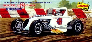 Vintage "White Lightning" Super Modified Racer (1/25) (fs)