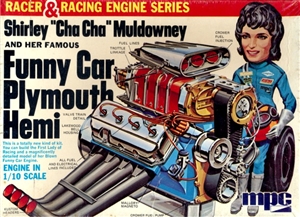 Shirley "Cha-Cha" Muldowney and her famous Funny Car Plymouth Hemi (1/10) (fs) Mint