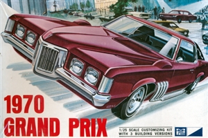 1970 Pontiac Grand Prix (3 'n 1) Stock, Custom or Ski Patrol (1/25) (fs) MINT