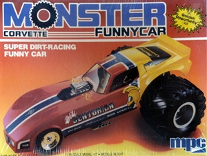 1980s Chevy Corvette Monster Super Dirt-Racing Funny Car (1/25) (fs)