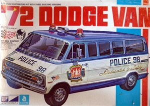 1972 Dodge Van (3 'n 1) Stock, Police or Drag (1/25)