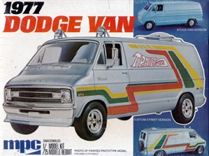 1977 Dodge Van (3 ' n 1) Custom, Utility or Stock (1/25) (fs) Mint