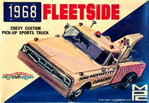 1968 Chevy Fleetside Custom Pickup Truck (2 'n 1) Stock or Tow (1/25)